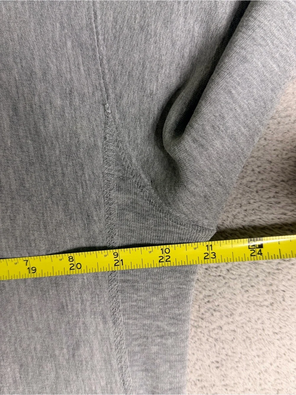 MV Sport Gray Crewneck Sweatshirt with Navy 'BRECKENRIDGE' Embroidery